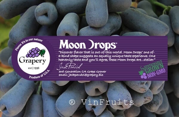 Nho moon drop mỹ - Vinfruits