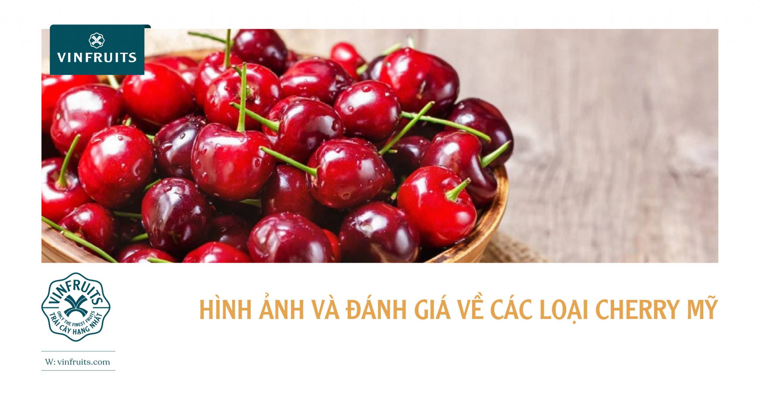 Hình ảnh và đánh giá về các loại Cherry Mỹ