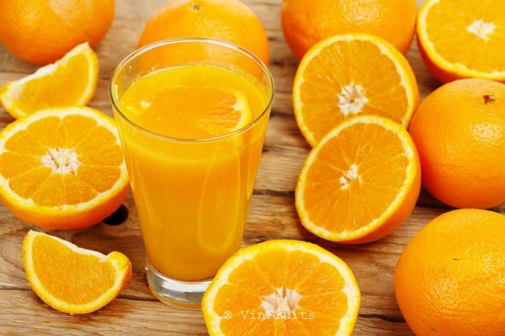 Cách pha một ly nước cam mát lạnh