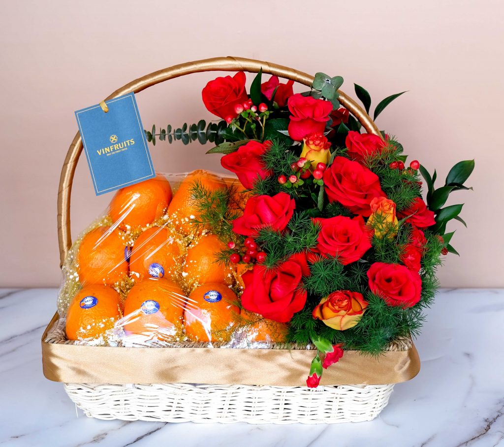 Giỏ Hoa Quýt Phúc Lộc