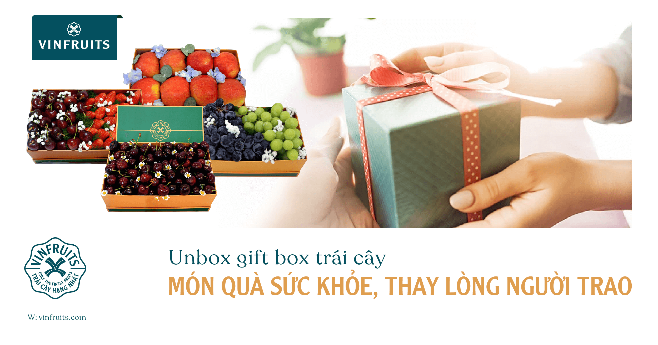 Unbox gift box trái cây – Món quà sức khỏe, thay lòng người trao