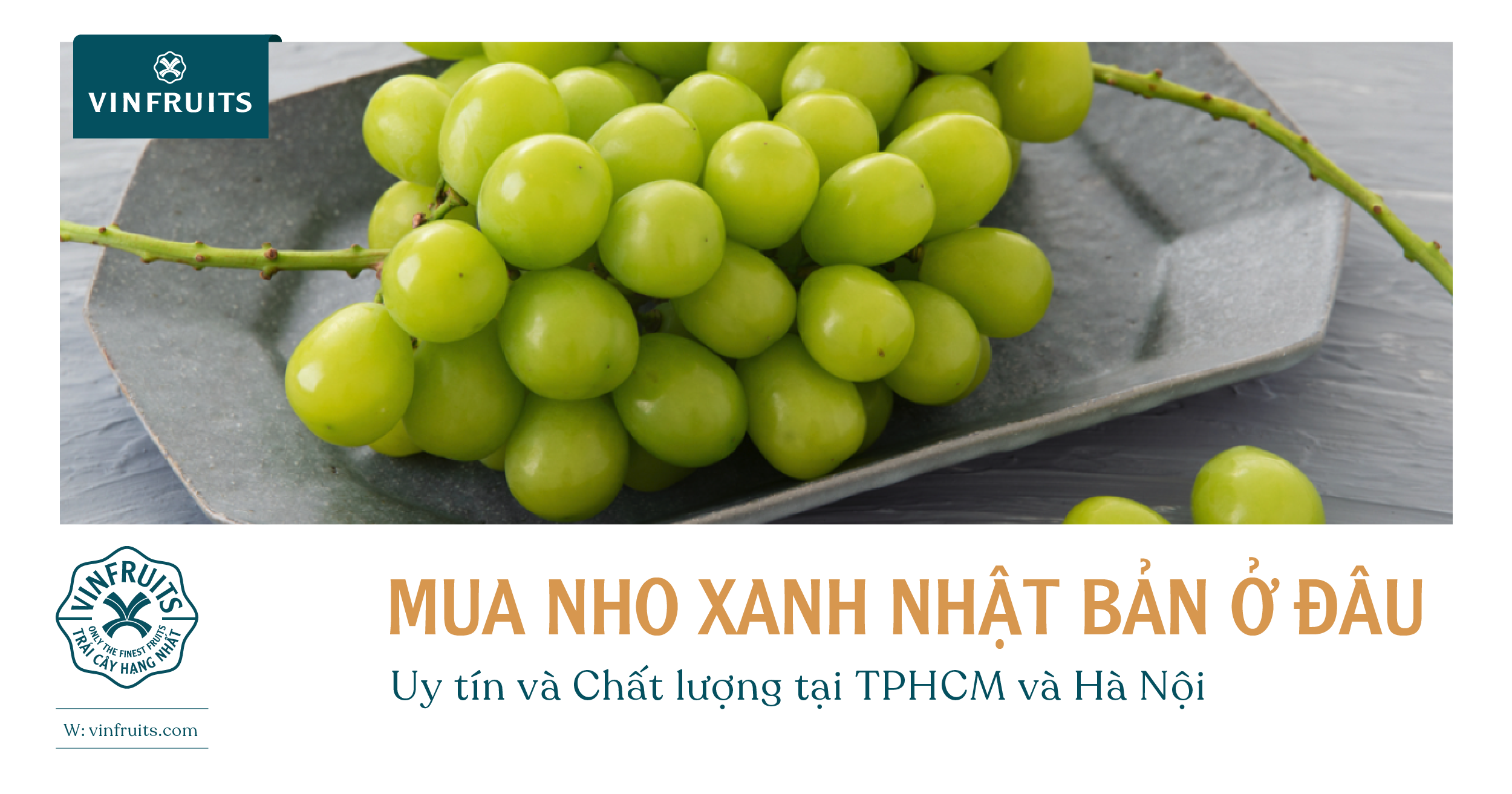 Mua nho xanh nhật bản ở đâu Uy tín và Chất lượng tại TPHCM và Hà Nội