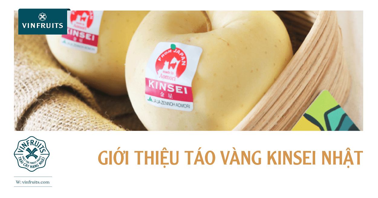 Giới thiệu về giống táo vàng Kinsei Nhật